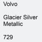 Preview: Volvo, Glacier Silver Metallic, 729.